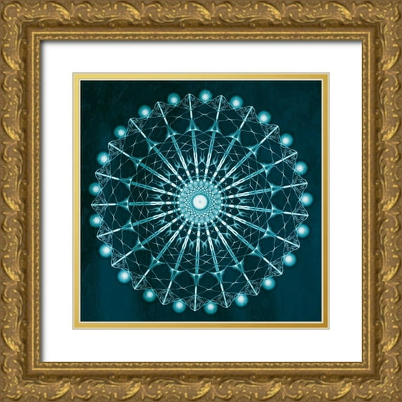 Grey, Jace 26x26 Gold Ornate Wood Framed with Double Matting Museum Art Print Titled - Hypnotize