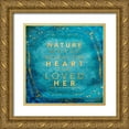 thumbnail image 1 of Grey, Jace 26x26 Gold Ornate Wood Framed with Double Matting Museum Art Print Titled - Nature Loyalty, 1 of 4