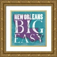 thumbnail image 1 of Grey, Jace 26x26 Gold Ornate Wood Framed with Double Matting Museum Art Print Titled - New  Orleans, 1 of 4