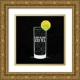 thumbnail image 1 of Grey, Jace 26x26 Gold Ornate Wood Framed with Double Matting Museum Art Print Titled - Type drinks 1, 1 of 4