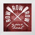 thumbnail image 1 of Grey, Jace 26x26 White Modern Wood Framed Museum Art Print Titled - Canada Row Row, 1 of 4