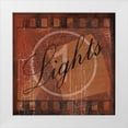 thumbnail image 1 of Grey, Jace 26x26 White Modern Wood Framed Museum Art Print Titled - Cinema red, 1 of 4