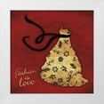 thumbnail image 1 of Grey, Jace 26x26 White Modern Wood Framed Museum Art Print Titled - Fashion Is Love, 1 of 4
