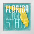 thumbnail image 1 of Grey, Jace 26x26 White Modern Wood Framed Museum Art Print Titled - Florida, 1 of 4