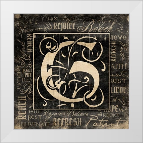 Grey, Jace 26x26 White Modern Wood Framed Museum Art Print Titled - G-Religious