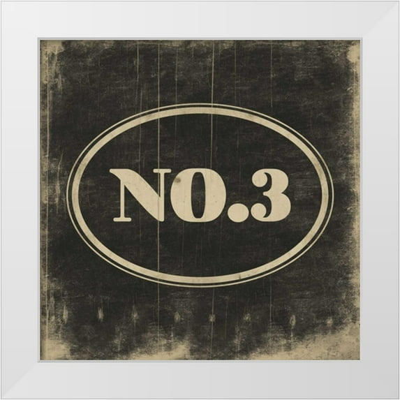 Grey, Jace 26x26 White Modern Wood Framed Museum Art Print Titled - NO3 Black