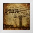thumbnail image 1 of Grey, Jace 26x26 White Modern Wood Framed Museum Art Print Titled - Paris10, 1 of 4