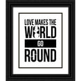 thumbnail image 1 of Grey, Jace 26x32 Black Ornate Wood Framed with Double Matting Museum Art Print Titled - Text C, 1 of 4