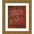 thumbnail image 1 of Grey, Jace 26x32 Gold Ornate Wood Framed with Double Matting Museum Art Print Titled - Action, 1 of 4