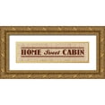 thumbnail image 1 of Grey, Jace 32x11 Gold Ornate Wood Framed with Double Matting Museum Art Print Titled - Sweet Cabin, 1 of 4