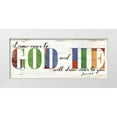 thumbnail image 1 of Grey, Jace 32x15 White Modern Wood Framed Museum Art Print Titled - God He, 1 of 4