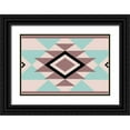 thumbnail image 1 of Grey, Jace 32x23 Black Ornate Wood Framed with Double Matting Museum Art Print Titled - Aztec Muted, 1 of 4