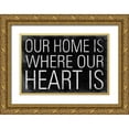 thumbnail image 1 of Grey, Jace 32x23 Gold Ornate Wood Framed with Double Matting Museum Art Print Titled - Heart, 1 of 4