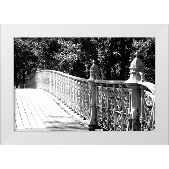 Grey, Jace 32x23 White Modern Wood Framed Museum Art Print Titled - Central Park 1695