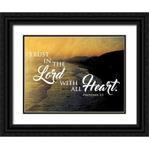 Grey, Jace 32x25 Black Ornate Wood Framed with Double Matting Museum Art Print Titled - Lord Heart