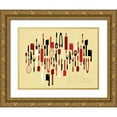 thumbnail image 1 of Grey, Jace 32x25 Gold Ornate Wood Framed with Double Matting Museum Art Print Titled - Kitchen Utensils II, 1 of 4