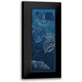 thumbnail image 1 of Grey, Jace 7x14 Black Modern Framed Museum Art Print Titled - Deep Blue, 1 of 5