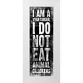 thumbnail image 1 of Grey, Jace 7x14 White Modern Wood Framed Museum Art Print Titled - Animal Crackers, 1 of 4