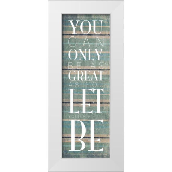 Grey, Jace 7x14 White Modern Wood Framed Museum Art Print Titled - Great