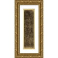 thumbnail image 1 of Grey, Jace 7x18 Gold Ornate Wood Framed with Double Matting Museum Art Print Titled - Animal Print2, 1 of 4