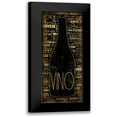 thumbnail image 1 of Grey, Jace 8x14 Black Modern Framed Museum Art Print Titled - WINE, 1 of 5
