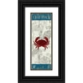 thumbnail image 1 of Grey, Jace 8x14 Black Ornate Wood Framed with Double Matting Museum Art Print Titled - Crab shack, 1 of 4