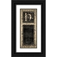 thumbnail image 1 of Grey, Jace 8x14 Black Ornate Wood Framed with Double Matting Museum Art Print Titled - H In This House, 1 of 4