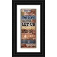 thumbnail image 1 of Grey, Jace 8x14 Black Ornate Wood Framed with Double Matting Museum Art Print Titled - Let Us Rejoice, 1 of 4