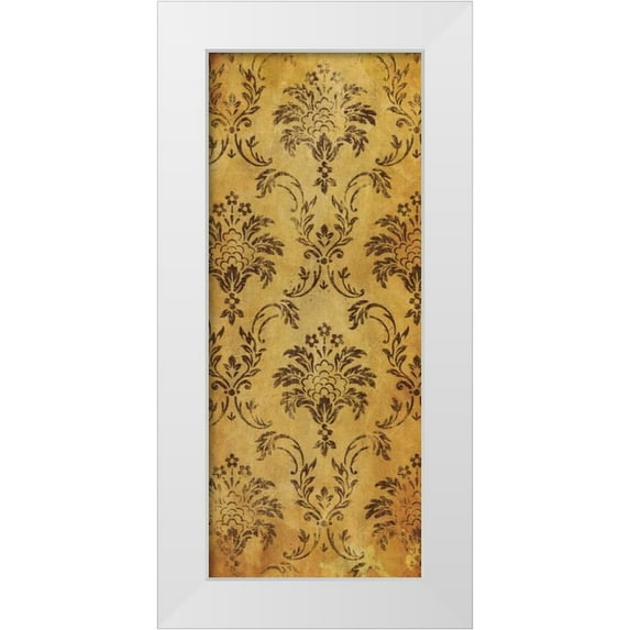 Grey, Jace 8x14 White Modern Wood Framed Museum Art Print Titled - Damask Spice 3