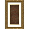 thumbnail image 1 of Grey, Jace 9x14 Gold Ornate Wood Framed with Double Matting Museum Art Print Titled - TYPE, 1 of 4