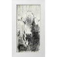 thumbnail image 1 of Grey, Jace 9x14 White Modern Wood Framed Museum Art Print Titled - Vintage Cow Mate, 1 of 4