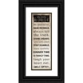 thumbnail image 1 of Grey, Jace 9x18 Black Ornate Wood Framed with Double Matting Museum Art Print Titled - Be Positive, 1 of 4