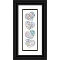 thumbnail image 1 of Grey, Jace 9x18 Black Ornate Wood Framed with Double Matting Museum Art Print Titled - Map To  Your Heart, 1 of 4