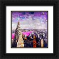 thumbnail image 1 of Grey, James 15x15 Black Ornate Wood Framed with Double Matting Museum Art Print Titled - Chrysler View, 1 of 4