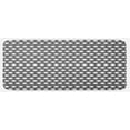thumbnail image 1 of Grey Kitchen Mat, Shadowed Holes Circular with Disc Forms Unusual Round Styled Pattern Design, Plush Decorative Kitchen Mat with Non Slip Backing, 47" X 19", White, by Ambesonne, 1 of 1
