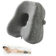 thumbnail image 1 of Leg Pillow, Knee Pillow for Side Sleepers, Butterfly Hollow Design Aligns, Knee Cushion for Sleeping,Suitable for Relieving Leg, Back, Knee Pain,Gray, 1 of 6