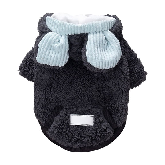 Grey L Pet Clothing Dog Clothes Two Legged Down Jackets Very Suitable For Pet To Keep Warm In Winter Cottons Padded Vests For Small Dogs Nylon Spandex Material Grey Size L