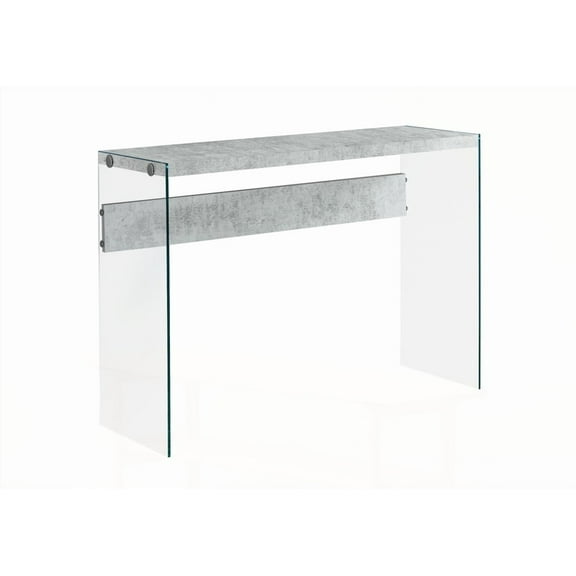 Grey Laminate Accent Table for Living Room & Bedroom - Spacious