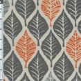 thumbnail image 1 of Grey Leaf Print Mesh Jersey Knit, Fabric Sold By the Yard, 1 of 1