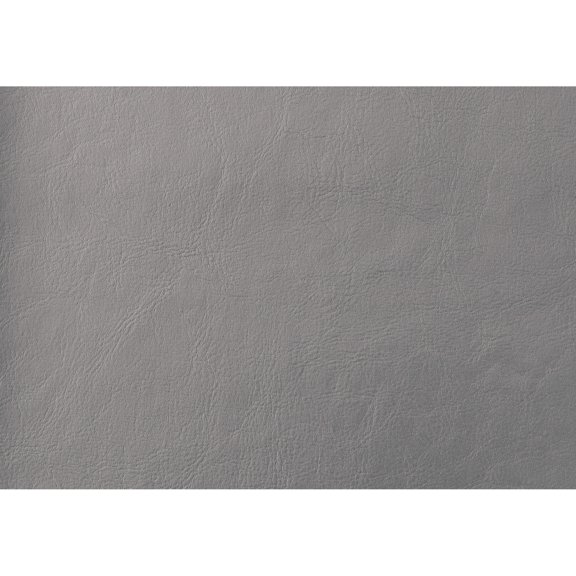 Grey Leather - Look Material - Two Drawer Organization - Bedroom and Living Room Table - No Assembly Work Needed