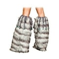 thumbnail image 1 of Grey Leg Warmers With Beaded Trim, 1 of 2