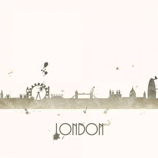 Grey London - Sq Canvas Art - Anna Quach (24 x 24)