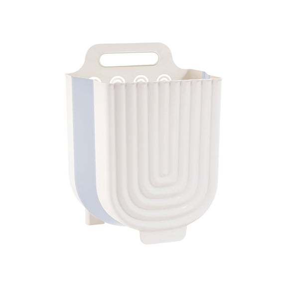 Grey M Foldable Laundry Basket With Tpe Plastic Build, Wall Mounted Design For Clothes Storage, Bathroom Laundry Organizer, Large Capacity