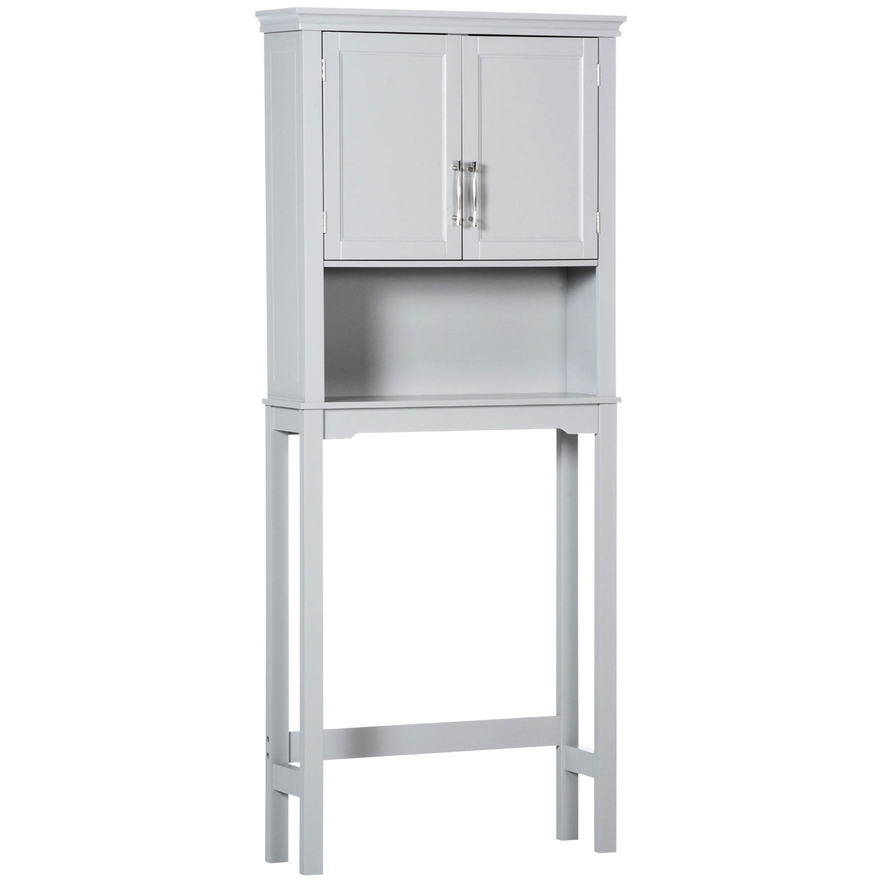 Grey MDF Material | Over-the-Toilet Storage for Daily Essentials | Save ...