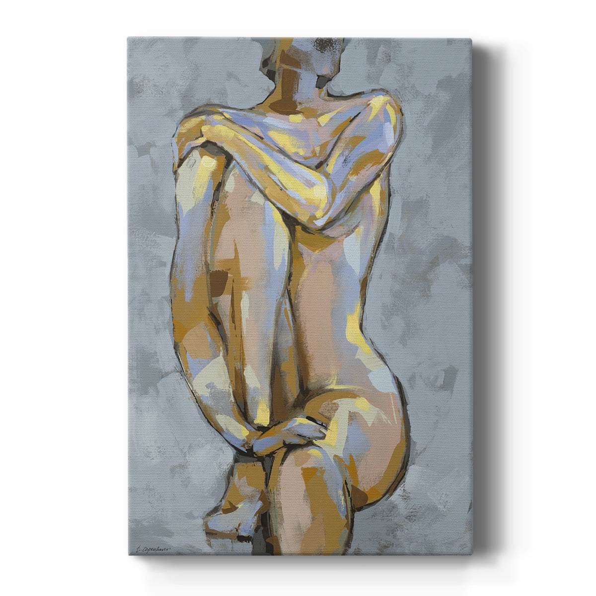Grey Maiden I Premium Gallery Wrapped Canvas - Ready to Hang