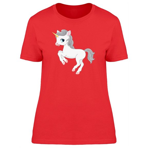 Grey Mane Unicorn T-Shirt Women -Image by Shutterstock, Female x-Large