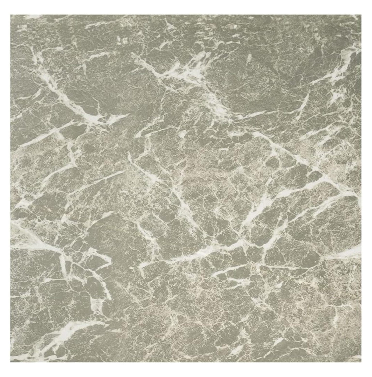 Gray Marble Self-Adhesive 12-Inch Vinyl Floor Tiles, 20-Pack