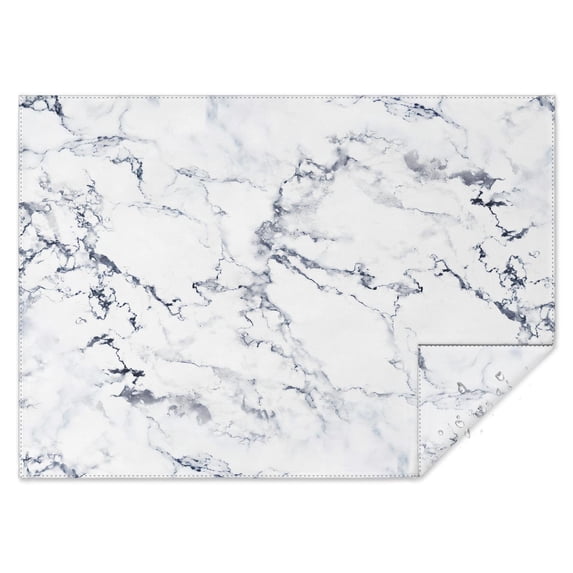 Grey Marble Tablecloth,Wipeable Polyester Table Cover for Rectangle Tables,Foldable Table Clothes Fitted Tablecloths for Dining Room Camping Indoor Outdoor