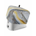 thumbnail image 1 of Grey Marble Toaster Cover 2 Slice, Small Kitchen Appliance Covers, Modern Abstract Gold Ombre Aesthetic Art Toaster Oven Cover with Loop, Bread Machine Cover Polyester Dust Cover Protection, 1 of 4