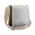 thumbnail image 1 of Grey Messenger Bag, Puzzle Like Pattern, Unisex Cross-body, by Ambesonne, 1 of 2